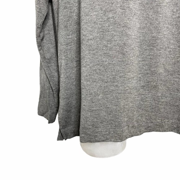 Soma Blouse Womens Loungewear Long Sleeve Top Stretch V Neck Soft Gray Medium - Picture 5 of 10